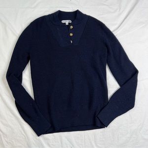JW Anderson X Uniqlo Black Wool Blend Navy Sweater  S A031022.